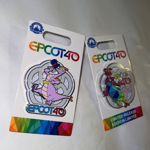 (2) Disney EPCOT 40 Figment Pins - Picture 3 of 5